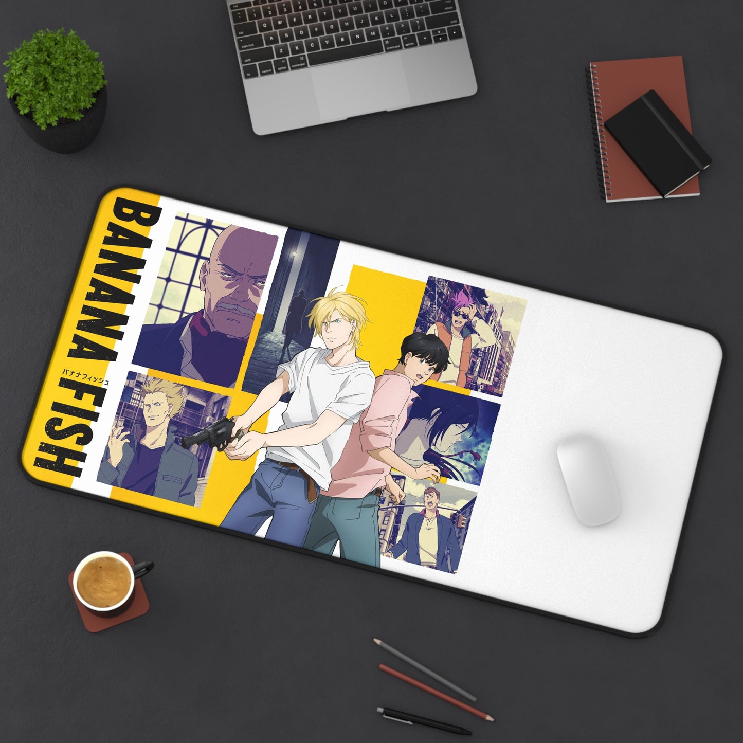 Banana Fish Desk Mat - XXL Anime Mousepad - Manga Desk Pad