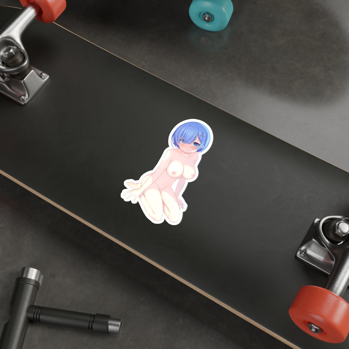 Re Zero Nude Sexy Rem Waterproof Sticker - Ecchi Vinyl Decal