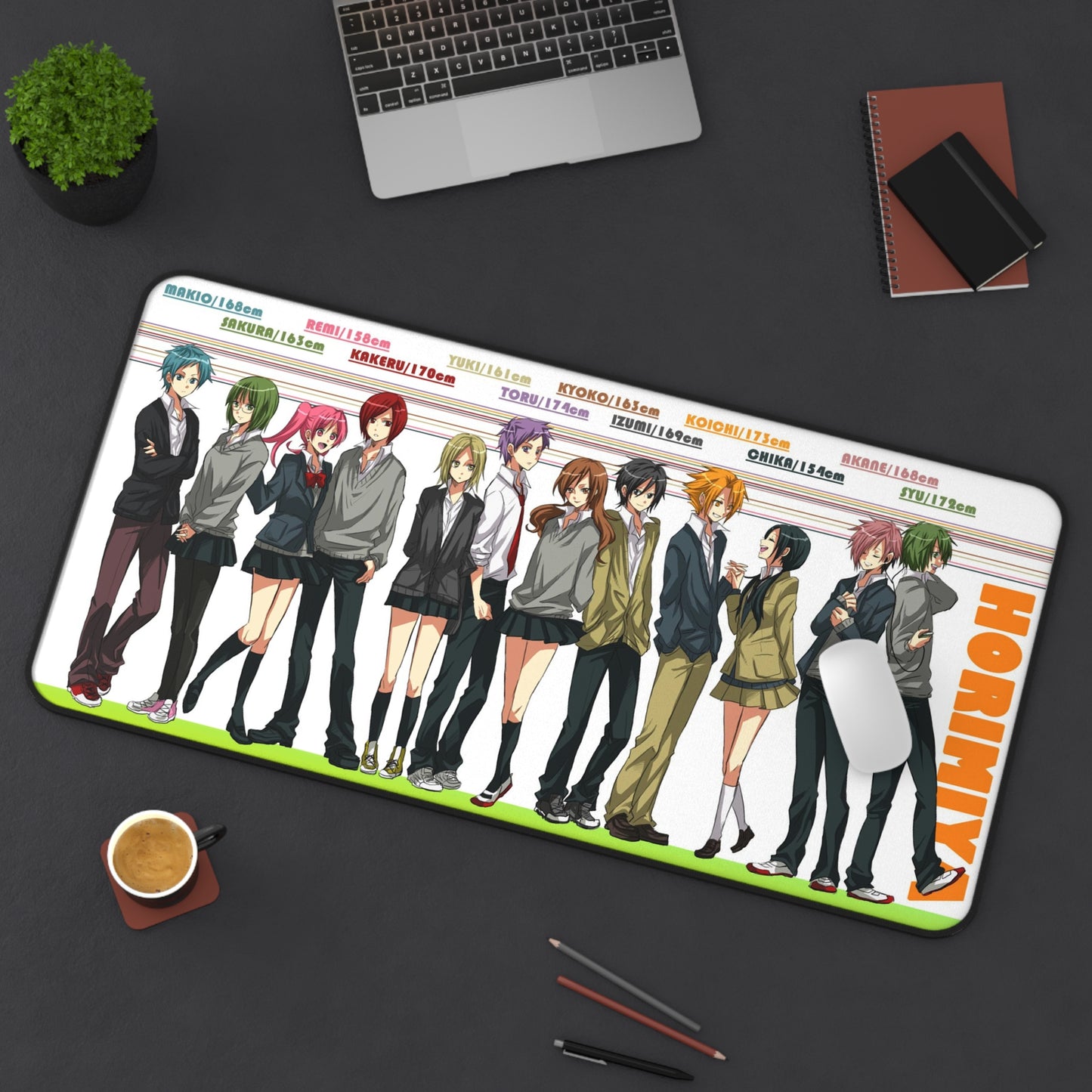 Horimiya Anime Desk Mat - All Star Characters Mousepad - XXL Non Slip Playmat