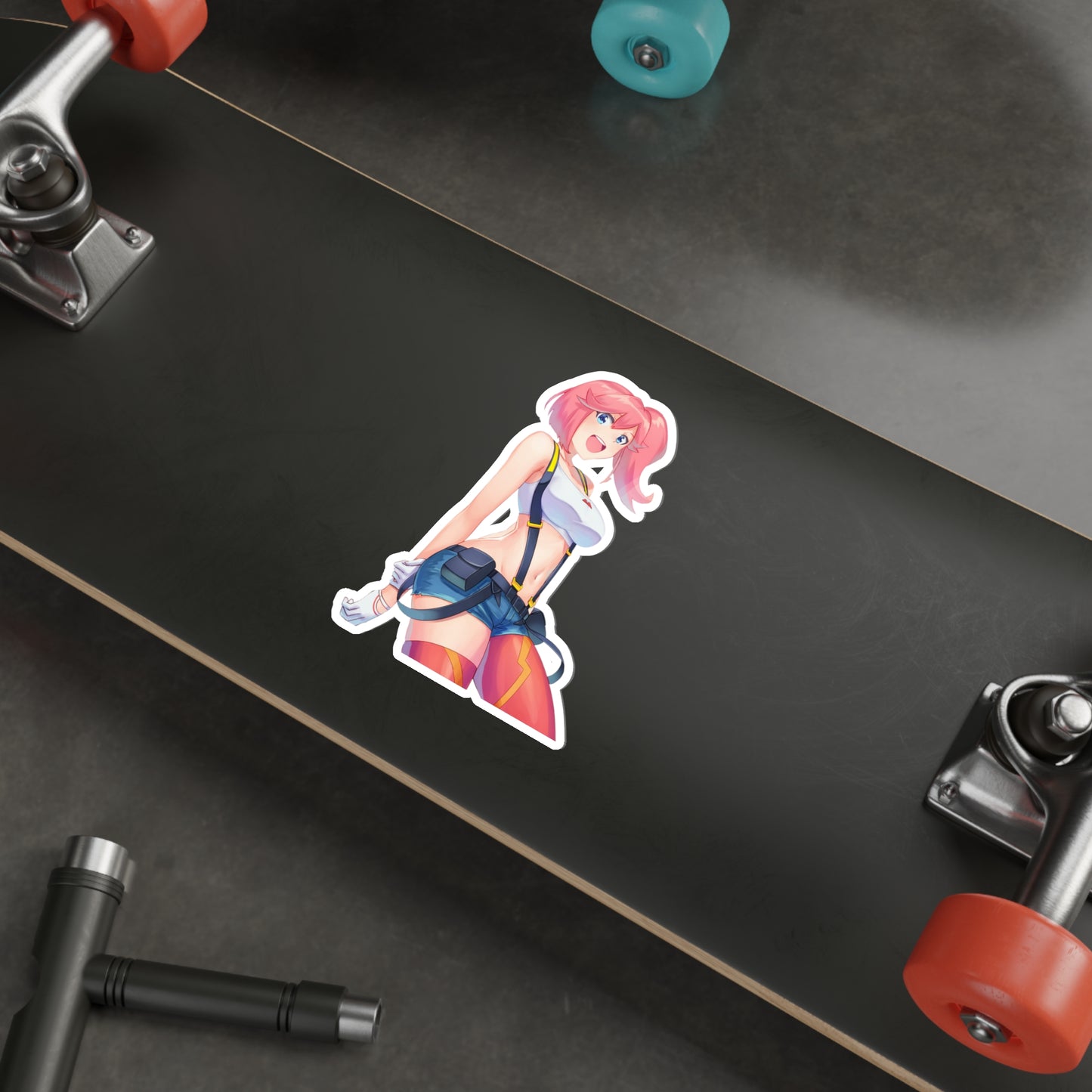 Autocollant imperméable Promare - Autocollant en vinyle Anime Aina Ardebit - Autocollant pour pare-chocs de voiture - Autocollant pour ordinateur portable
