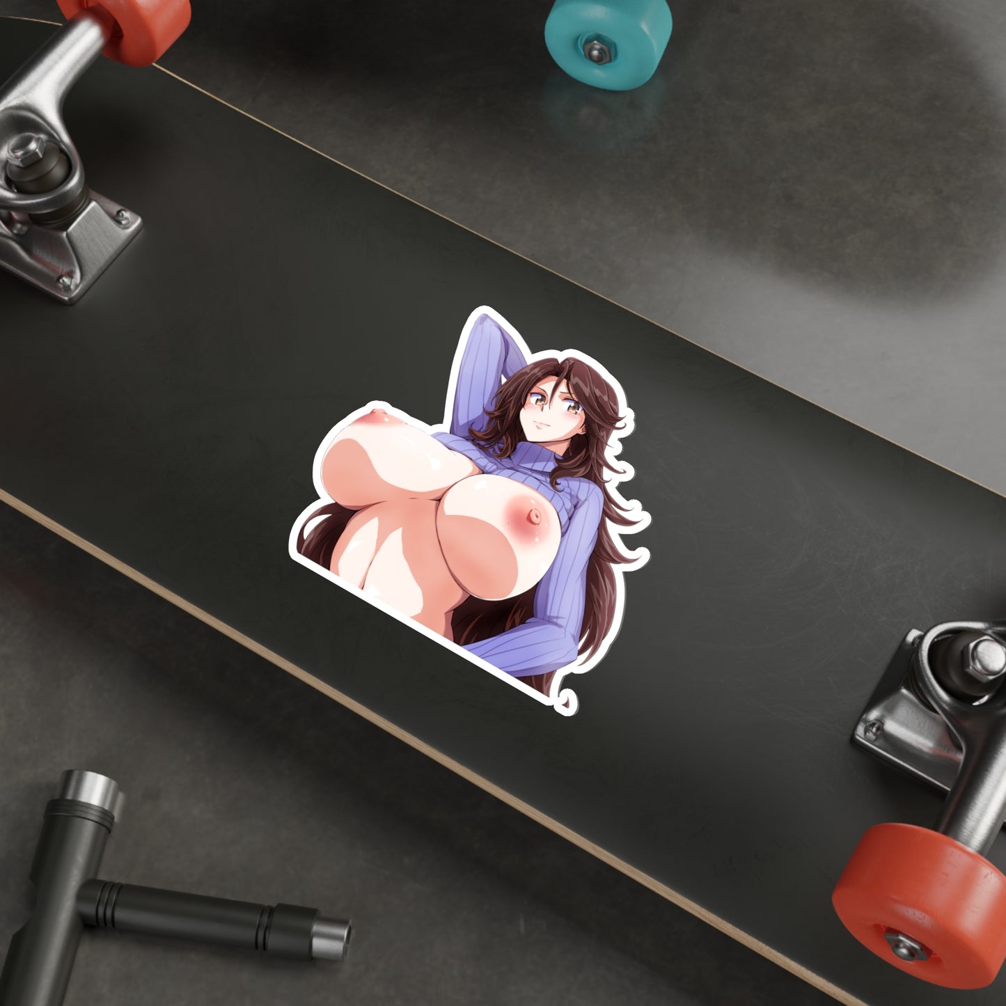 Gundam Sumeragi Lee Noriega Nude Tits Waterproof Decal - Anime Boobs Ecchi Vinyl Sticker