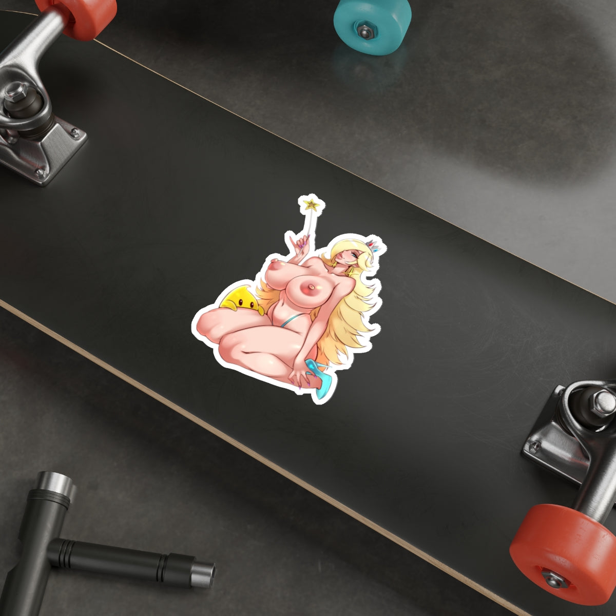 Rosalina Nude Tits Super Mario Waterproof Sticker - Ecchi Vinyl Decal