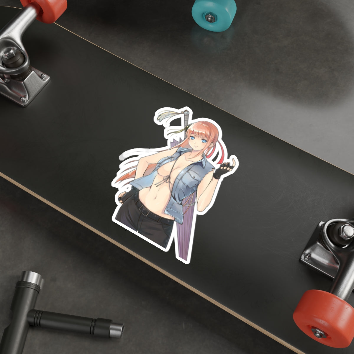 Gintama Waterproof Sticker - Kagura Anime Premium Vinyl Decal - Gin Tama Car Decal