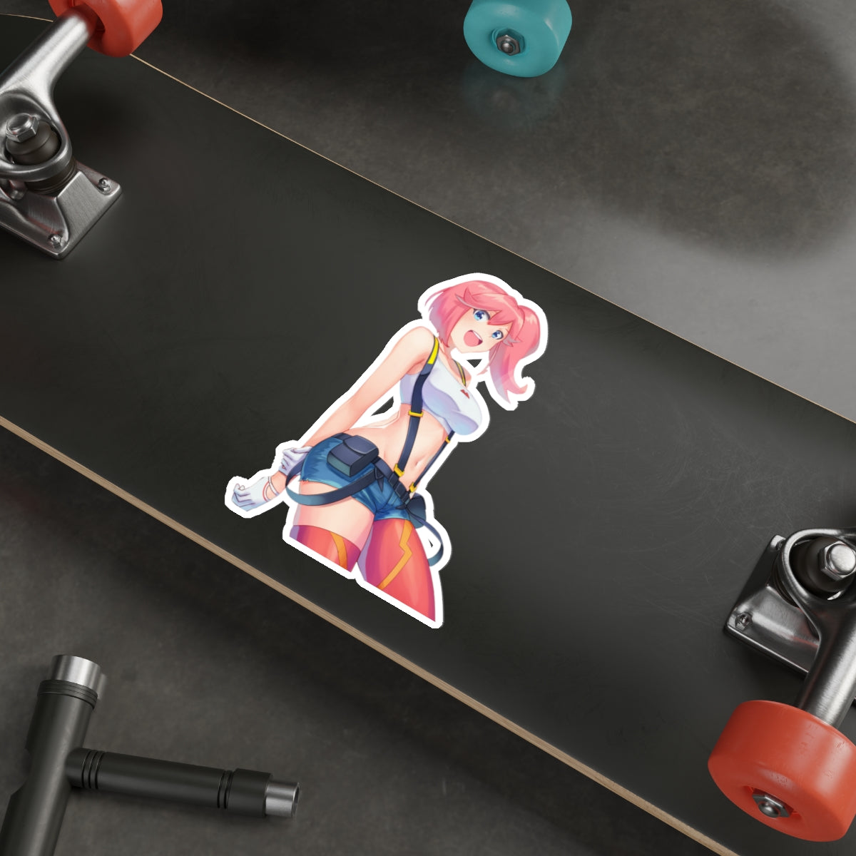Autocollant imperméable Promare - Autocollant en vinyle Anime Aina Ardebit - Autocollant pour pare-chocs de voiture - Autocollant pour ordinateur portable
