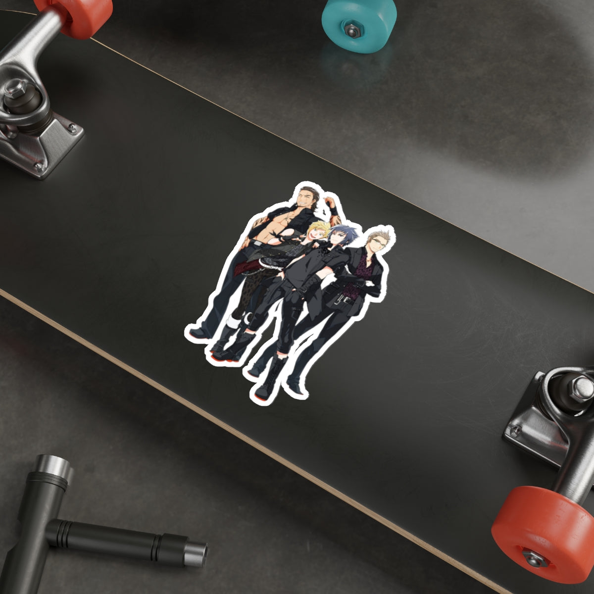 FFXV Waterproof Sticker - Party Members Premium Gaming Vinyl Car Decal - Final Fantasy 15 Sticker Window Decal