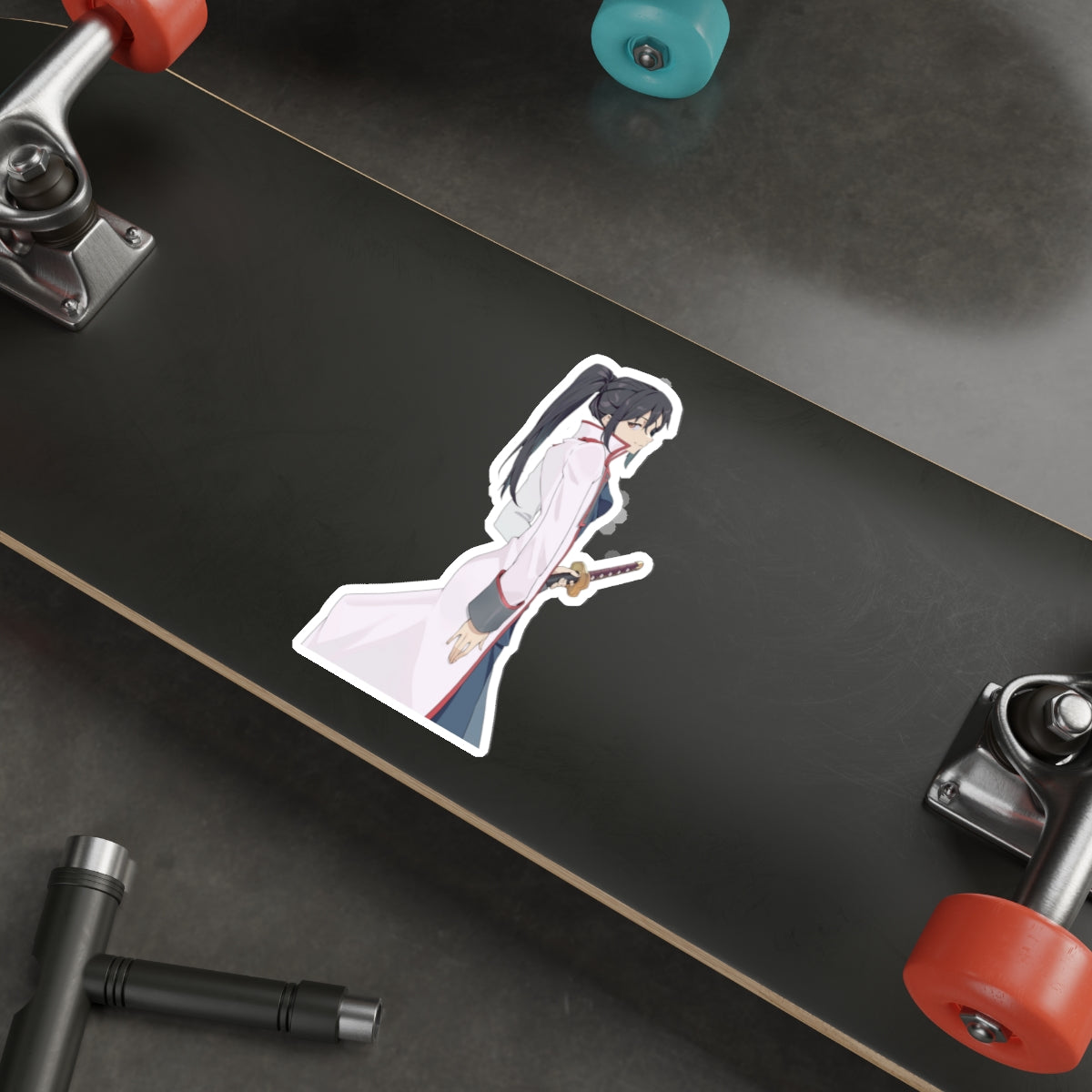 Gintama Waterproof Sticker - Yagyuu Kyuubei Anime Premium Vinyl Decal - Gin Tama Car Decal