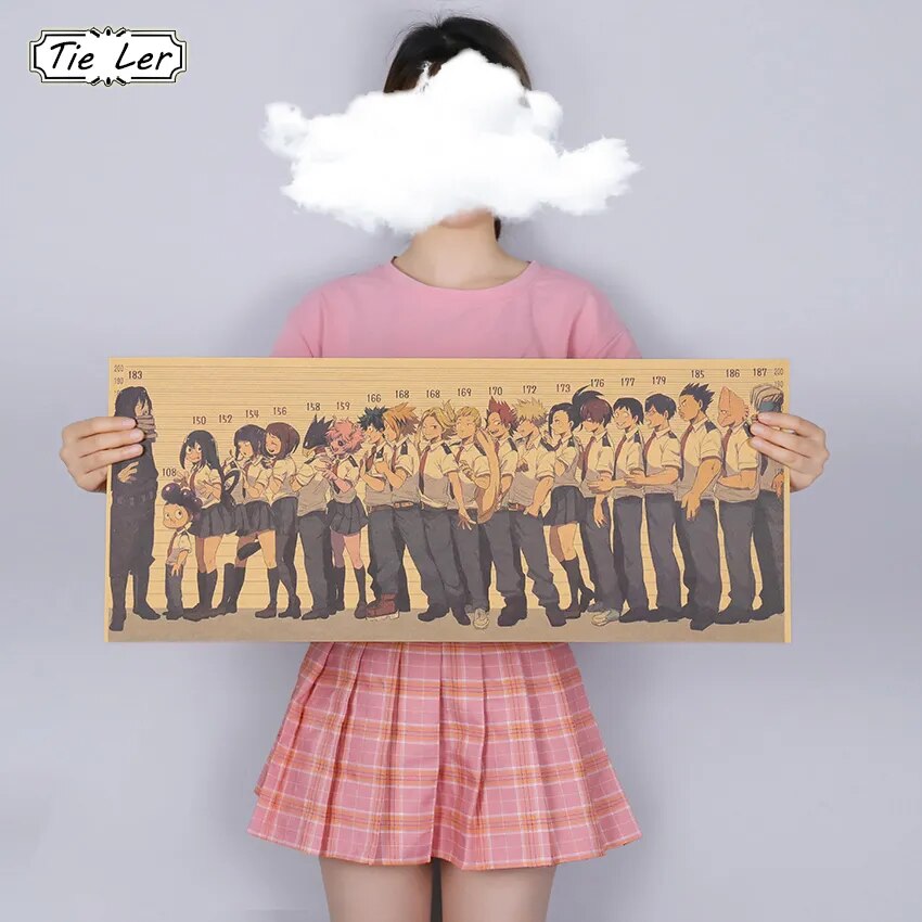 Anime Classroom Of The Elite Season 2 Poster Art Picture Cartoon Kraft  Paper Prints Cafe Bar Poster Chambre Painting Paper Decor