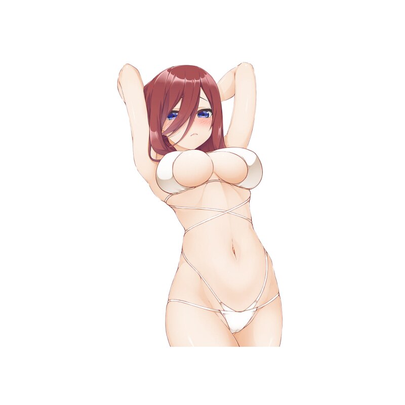 Autocollants de voiture RuleMylife sexy anime oreilles de lièvre fille décalcomanie accessoires auto mignons