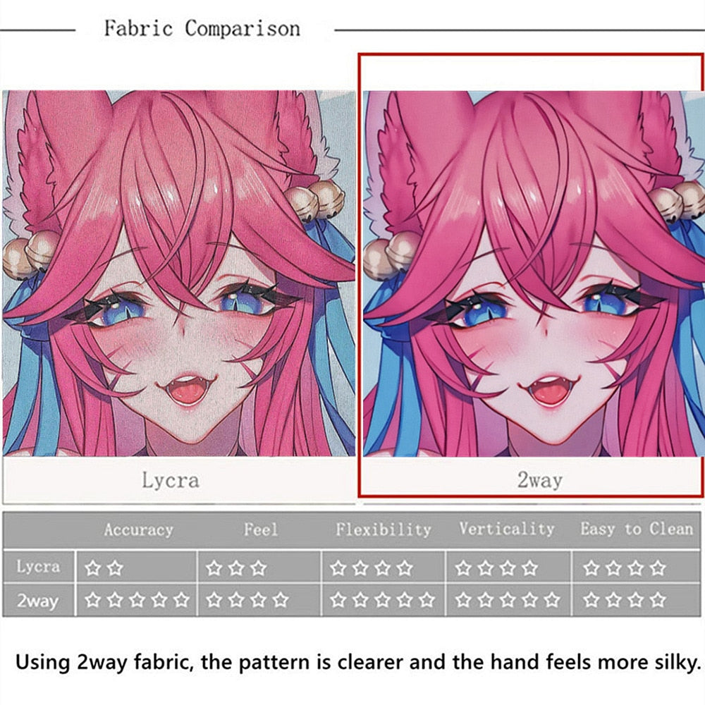 League of Legends KDA Ahri 3D Mouse Pad Sexy Big Breast Gaming Anime Cute Manga Pad with Wrist Oppai Silicone Gel Boob Mat