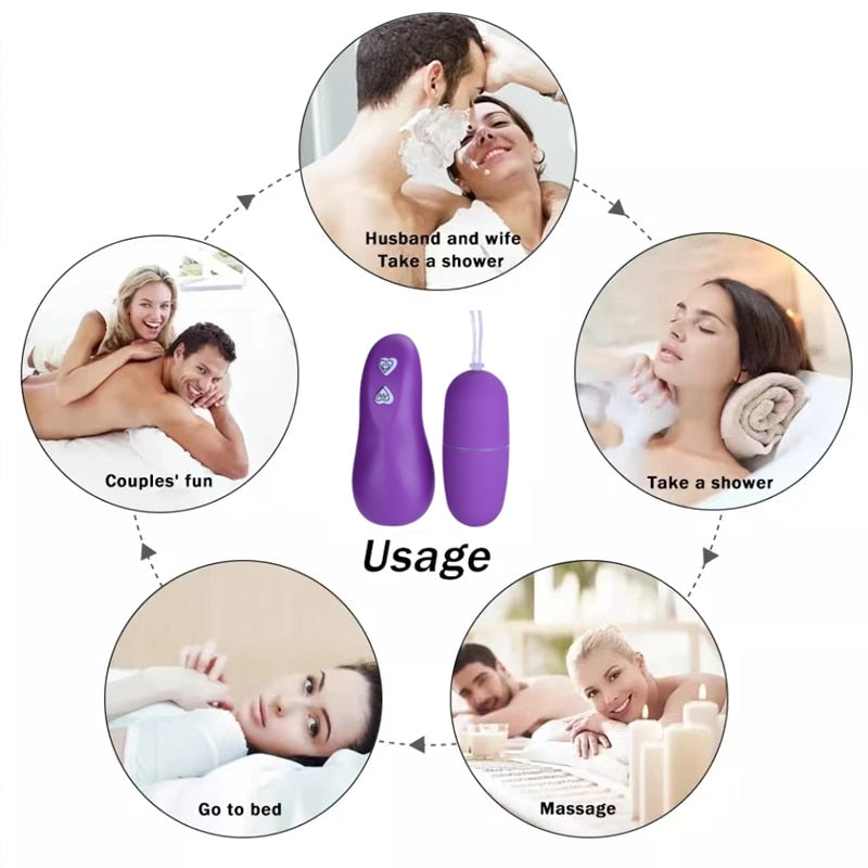 Vibromasseurs portables sans fil étanches à 20 vitesses avec télécommande pour femmes, œuf vibrant, masseur corporel, jouets sexuels, produits pour adultes TD0066