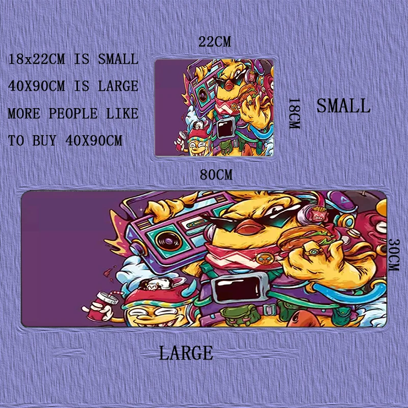 G-graffiti Mouse Pad Cartoon Deskmat Rubber Mat Gamer Keyboard Mats Anime Cute Gaming Mousepad Pc Accessories Kawaii Mouse Pads