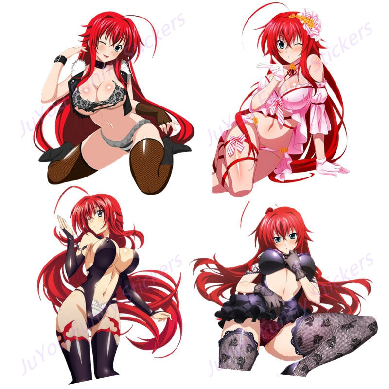 Autocollant de fille sexy anime | Autocollants de fille anime en bikini | Autocollants de maillot de bain sexy | Autocollants de voiture sous-vêtements décalcomanie anime mignon accessoires de voiture décoration