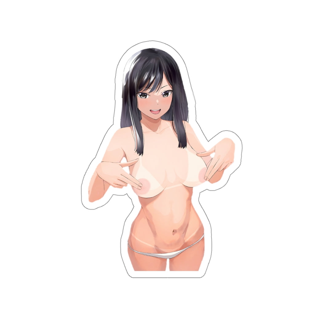 Nude Boobs Reiko Tan Lines Super Cub Waterproof Sticker - Ecchi Vinyl –  K-Minded