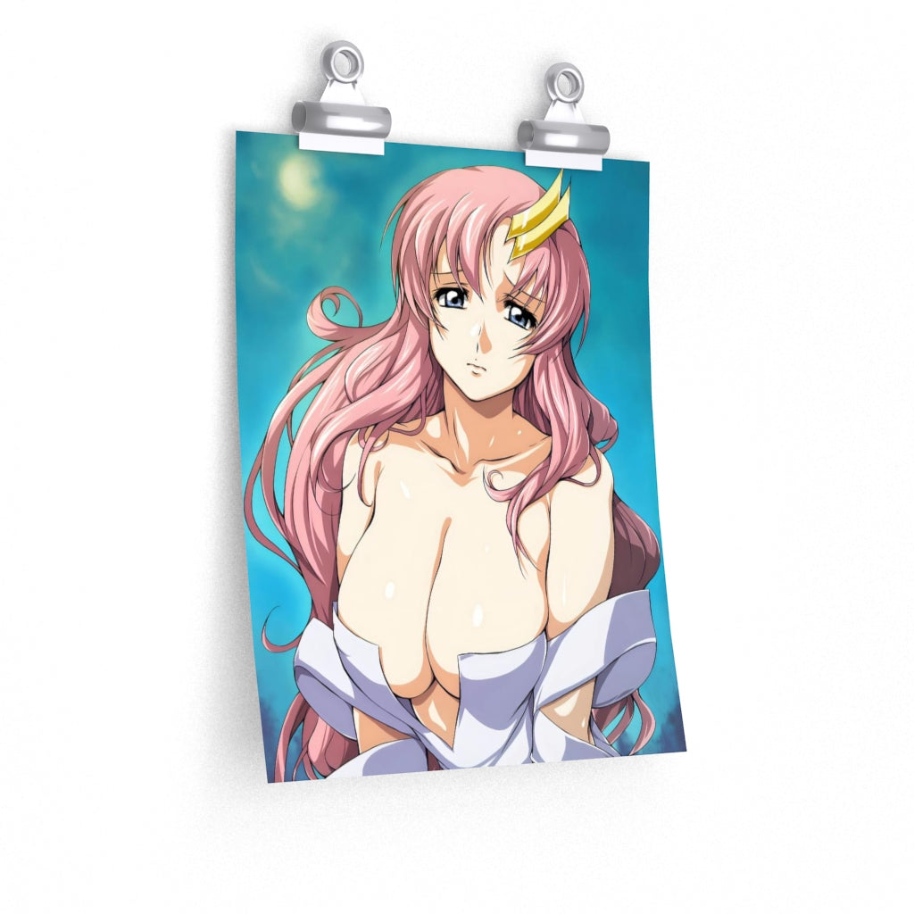 Big Boobs Lacus Clyne Gundam Ecchi Poster - Lewd Premium Matte Vertica –  K-Minded