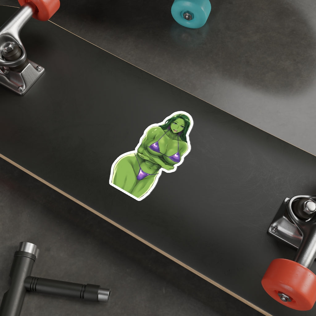 Autocollant imperméable en vinyle Ecchi She Hulk Sexy Bikini Marvel