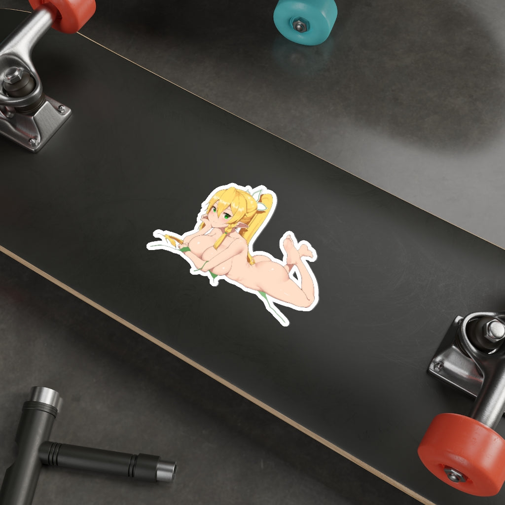 Nude Bikini Leafa Sword Art Online Waterproof Sticker - Ecchi Vinyl Decal