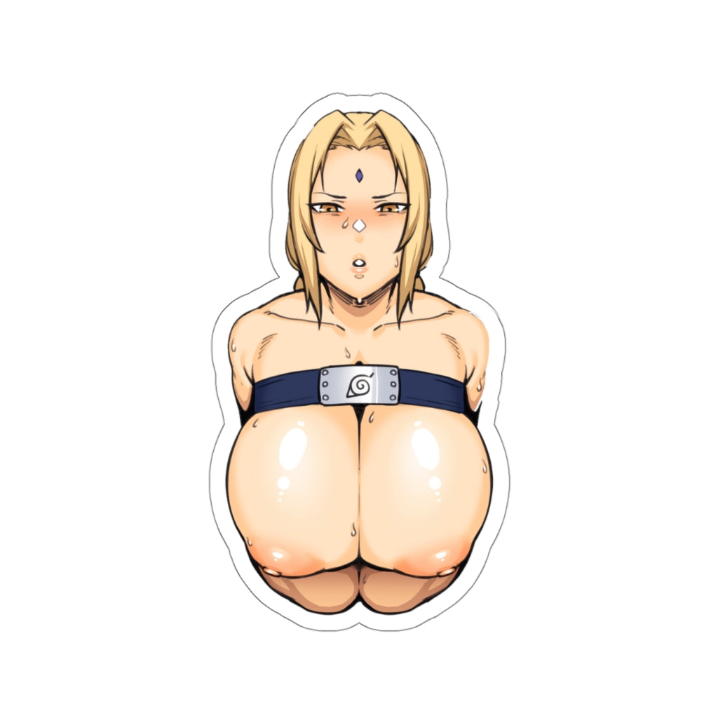 Huge Tits Tsunade Naruto Ninja Headband Waterproof Sticker - Ecchi Vin –  K-Minded