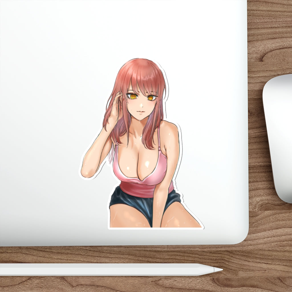 Big Boobs Makima Chainsaw Man Waterproof Sticker - Ecchi Vinyl Decal –  K-Minded