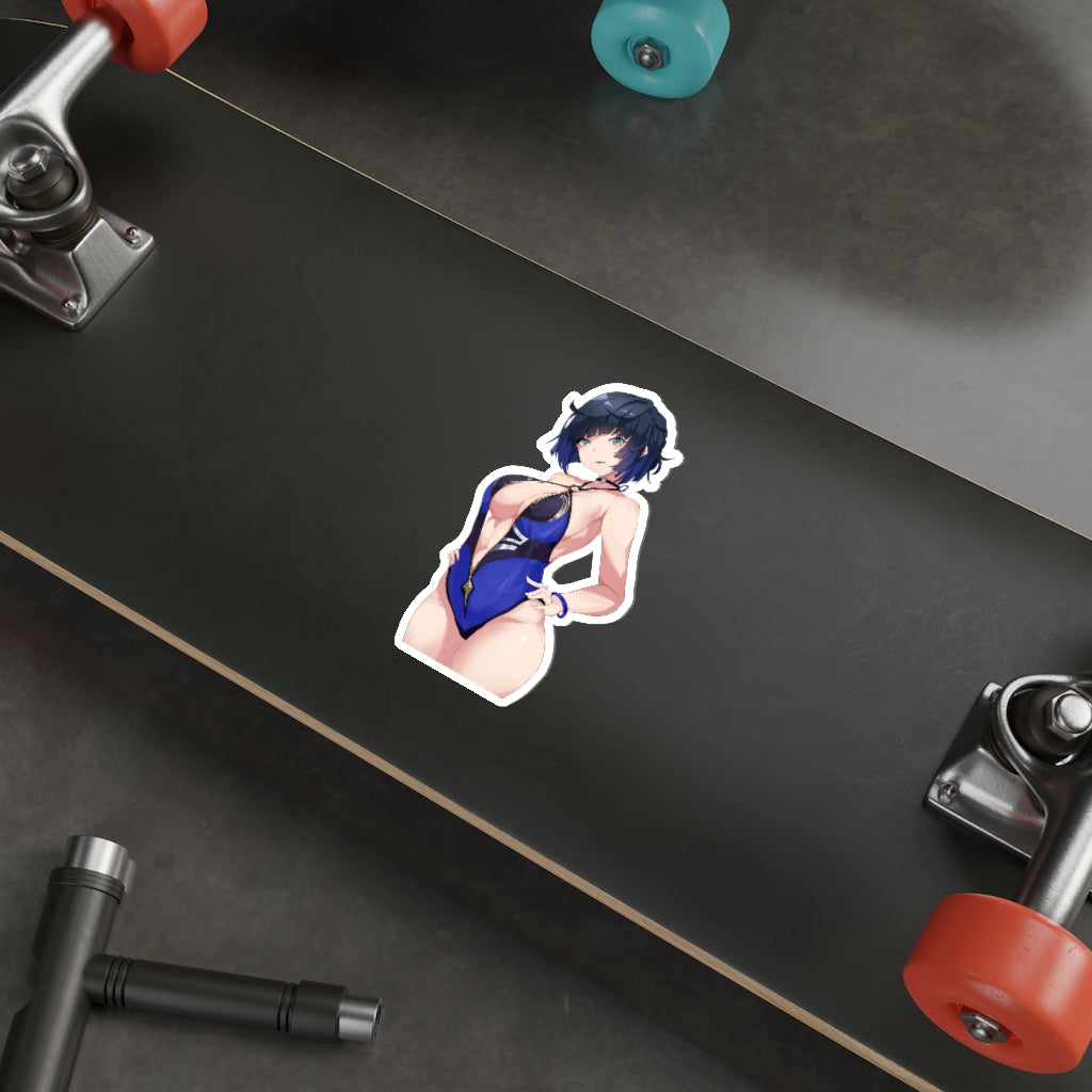 Maillot de bain sexy Yelan Genshin Impact Sticker imperméable - Décalcomanie en vinyle Ecchi