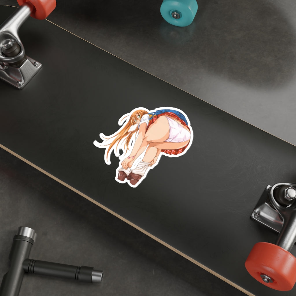 Autocollant imperméable Ikkitousen Sexy Panties Hakufu Sonsaku Big Butt - Autocollant en vinyle Ecchi