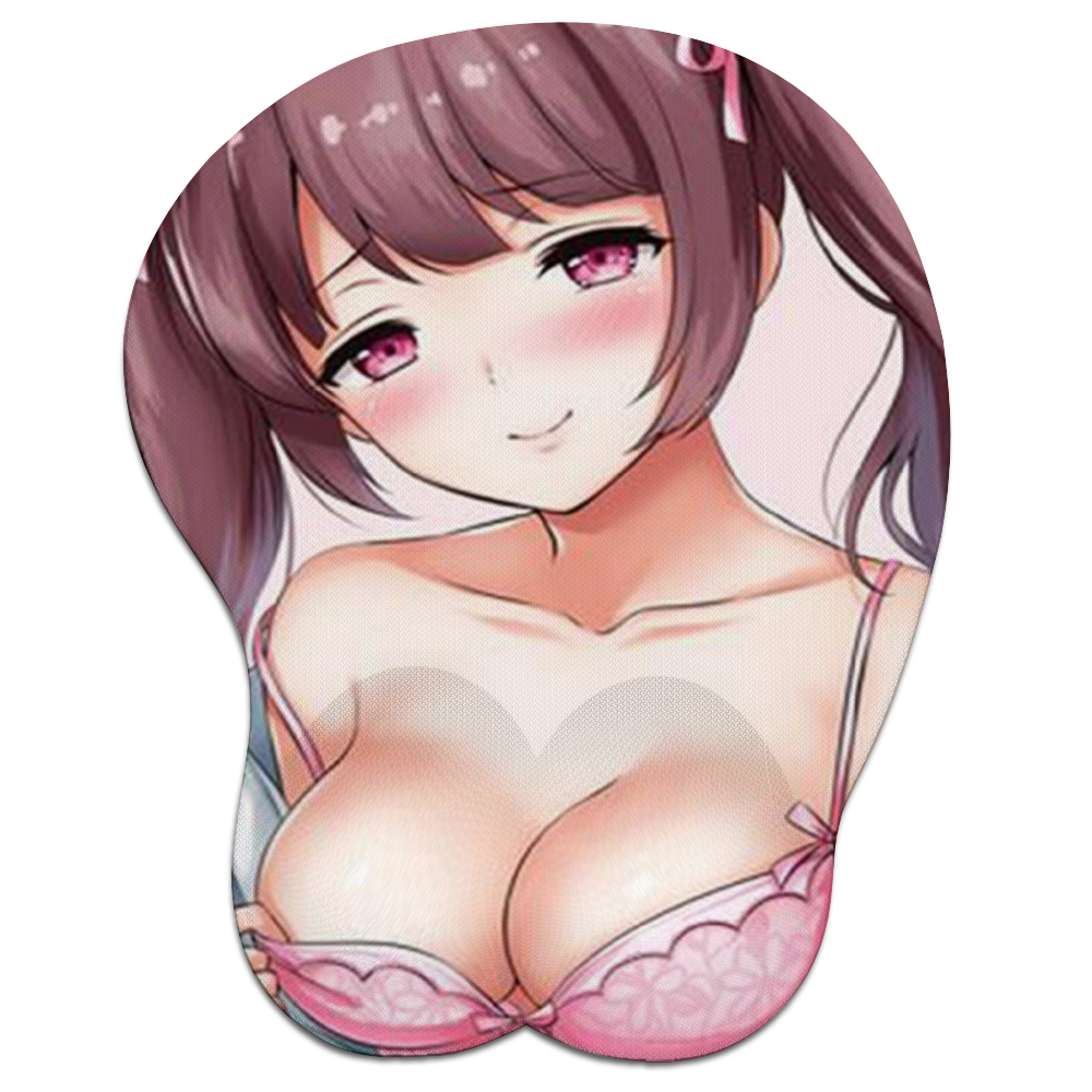 Anime 3D Boobs mousepad with Wrist Rest | Sexy Oppai Mouse pad for PC –  K-Minded