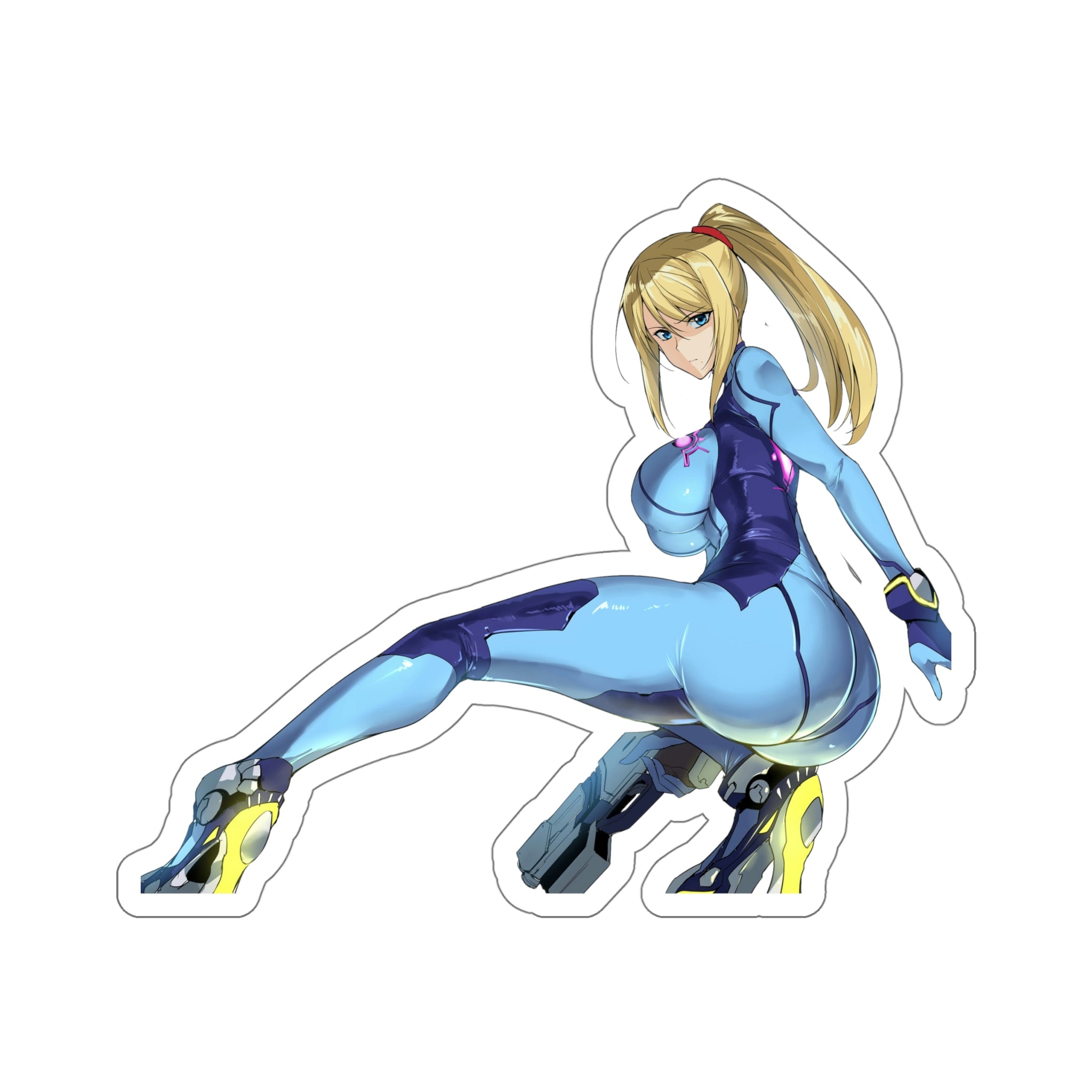 Metroid Waterproof Sticker - Samus Zero Suit Vinyl Car Decal – K-Minded