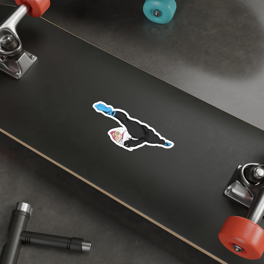 Spider Gwen Split Waterproof Sticker - Ecchi Vinyl Decal