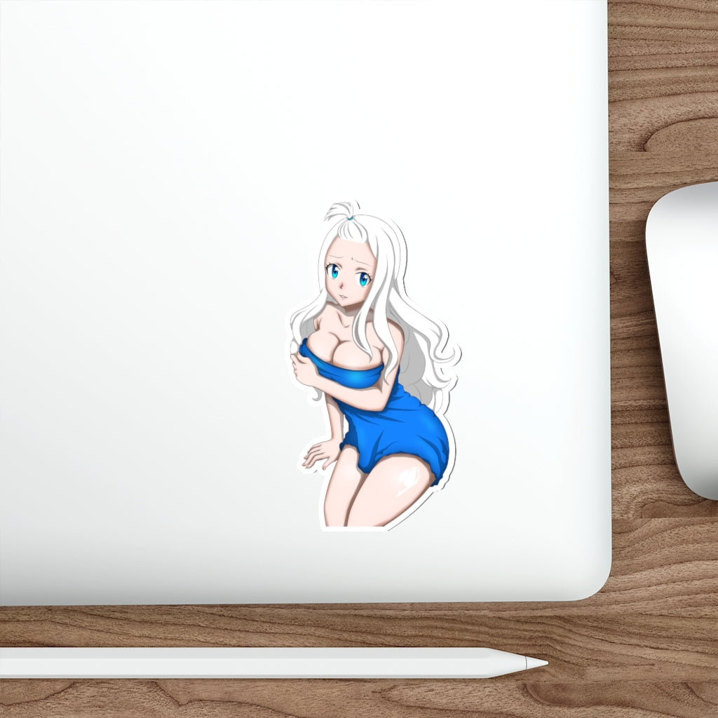 Fairy Tail Mirajane Strauss Sexy Towel Waterproof Sticker - Ecchi Vinyl Decal