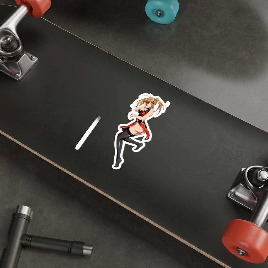 Autocollant imperméable Ikkitousen Sexy Chinadress Hakufu Sonsaku - Autocollant en vinyle Ecchi