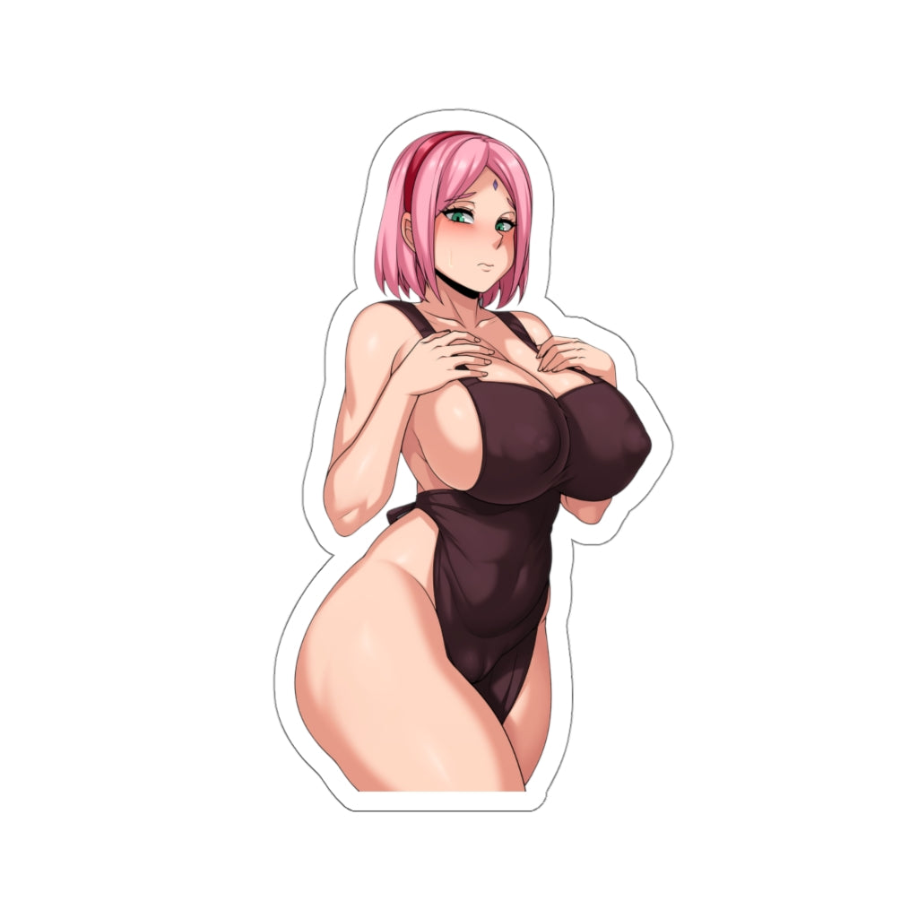 Thick Tits Apron Sakura Naruto Waterproof Sticker - Ecchi Vinyl Decal –  K-Minded