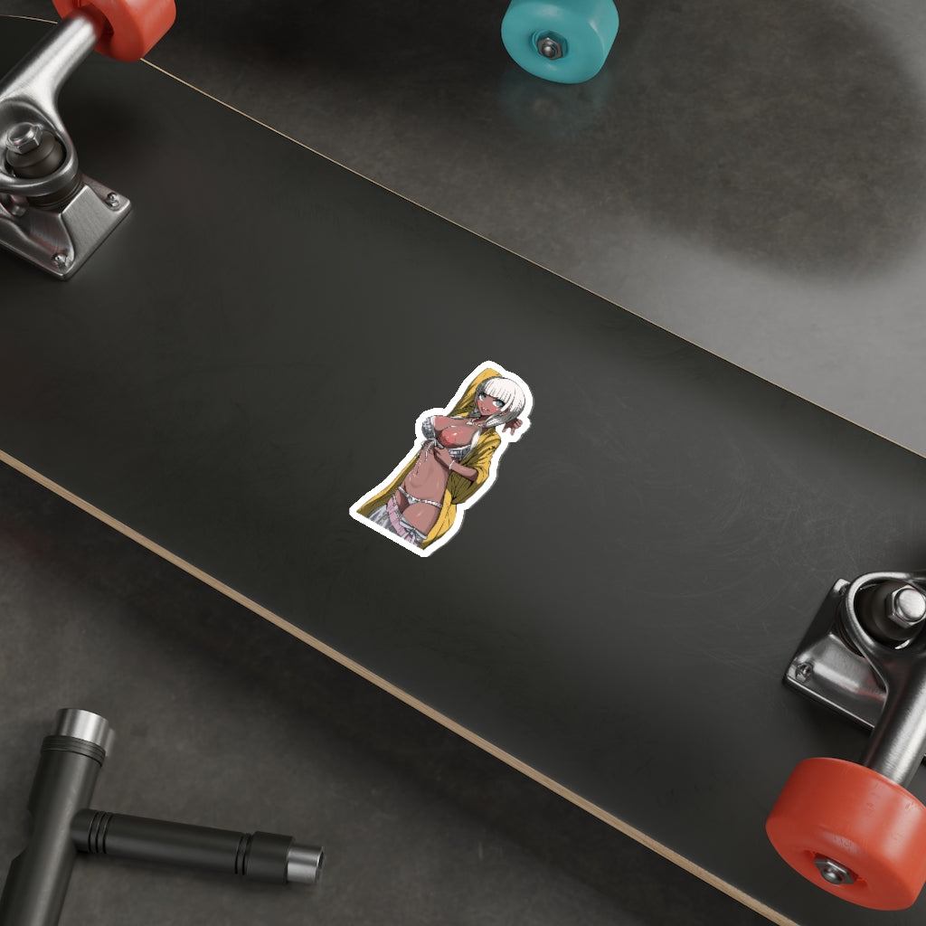 Danganronpa Yonaga Angie Flashing Boob Waterproof Sticker - Ecchi Vinyl Decal
