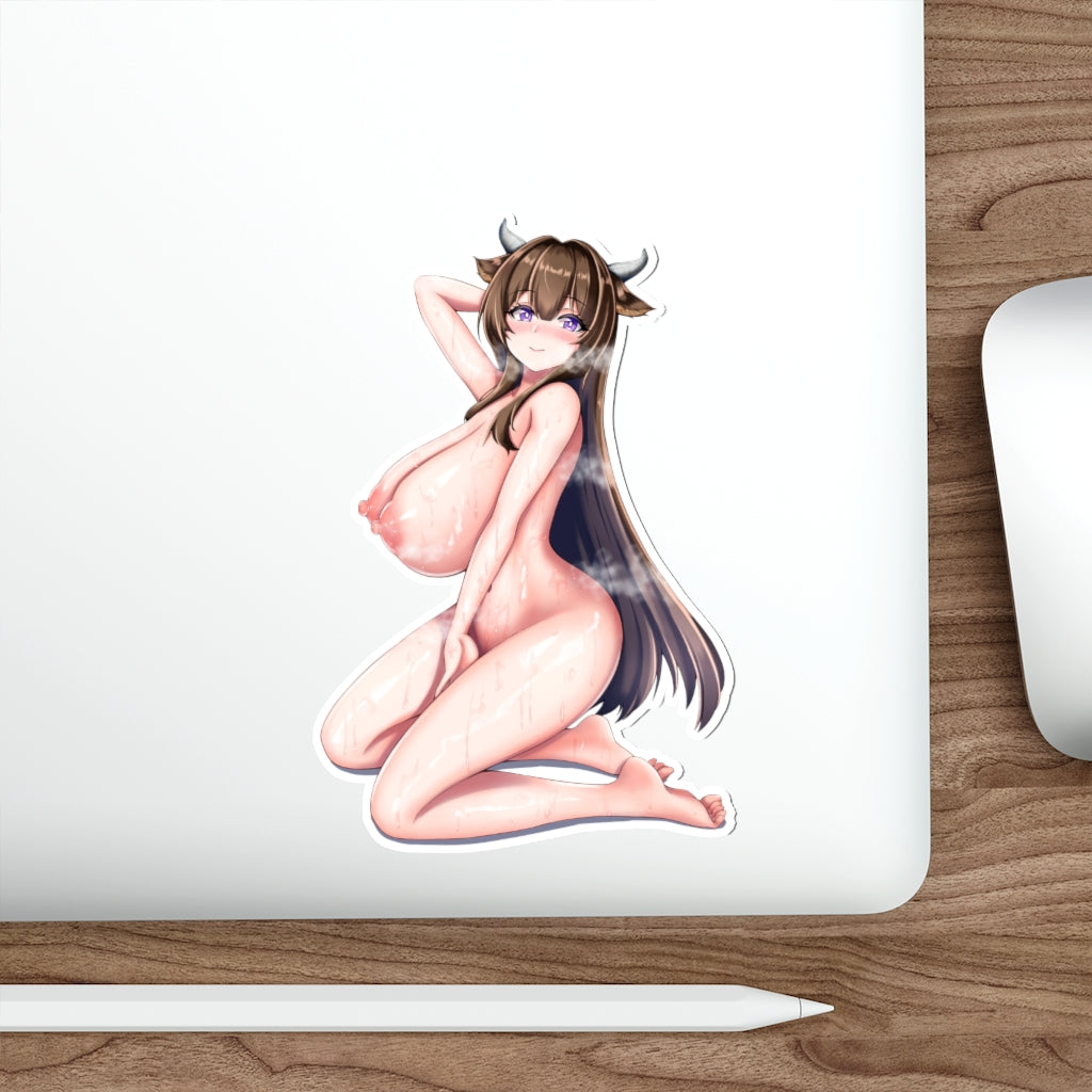 Azur Lane Nude Kashino Waterproof Sticker - Ecchi Vinyl Decal – K-Minded