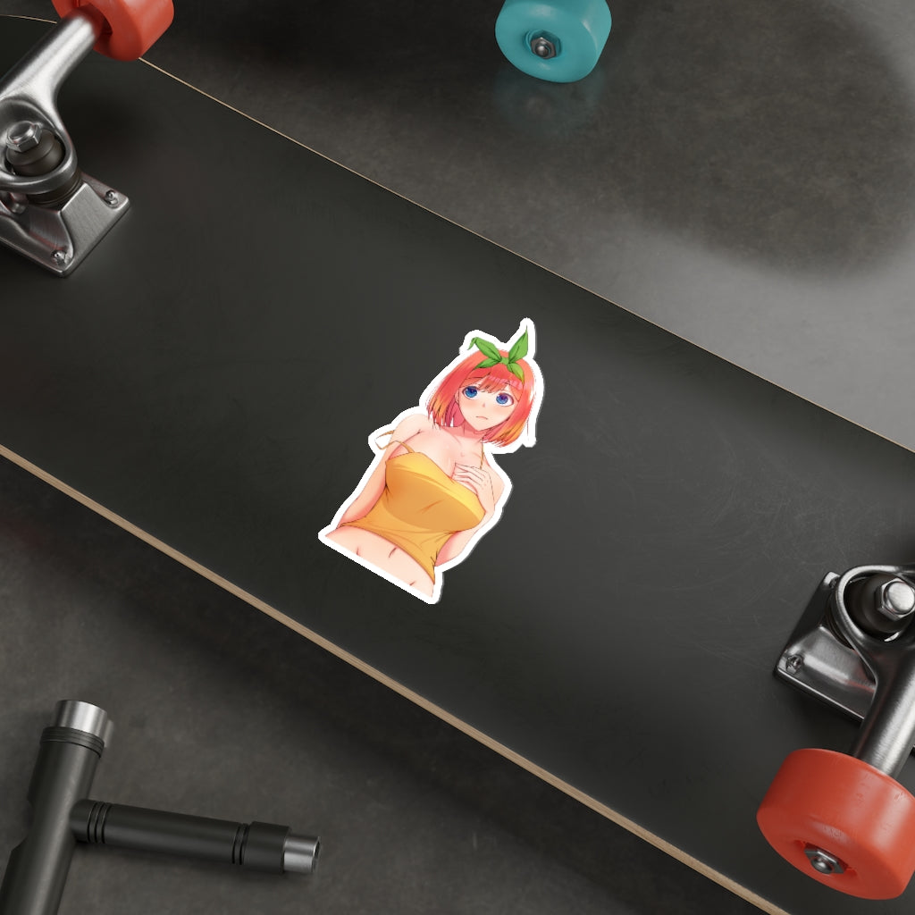 The Quintessential Quintuplets Nakano Yotsuba Big Boobs Waterproof Sticker - Ecchi Vinyl Decal