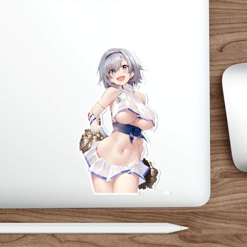 Azur Lane Sexy Boobs Cheerleader Reno Waterproof Sticker - Ecchi Vinyl –  K-Minded