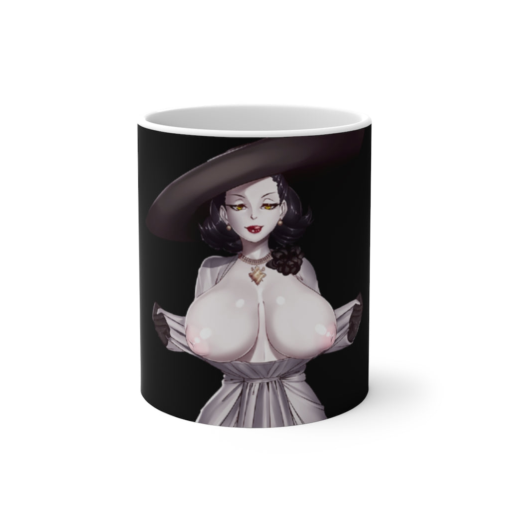 Lady Dimitrescu Boobs Out Glossy Magic Mug - Color Changing Mug – K-Minded