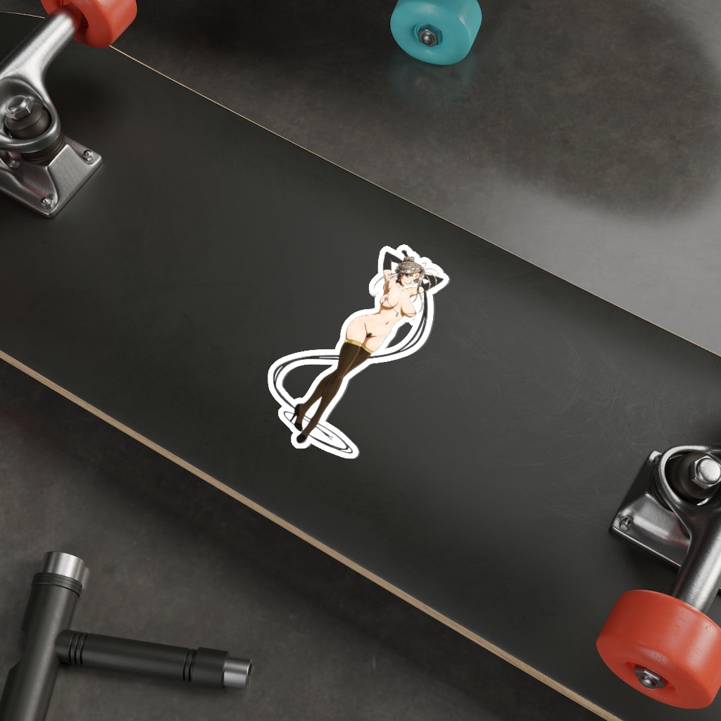 Nude Belldandy Whip Ah! My Goddess Waterproof Sticker - Ecchi Vinyl Decal