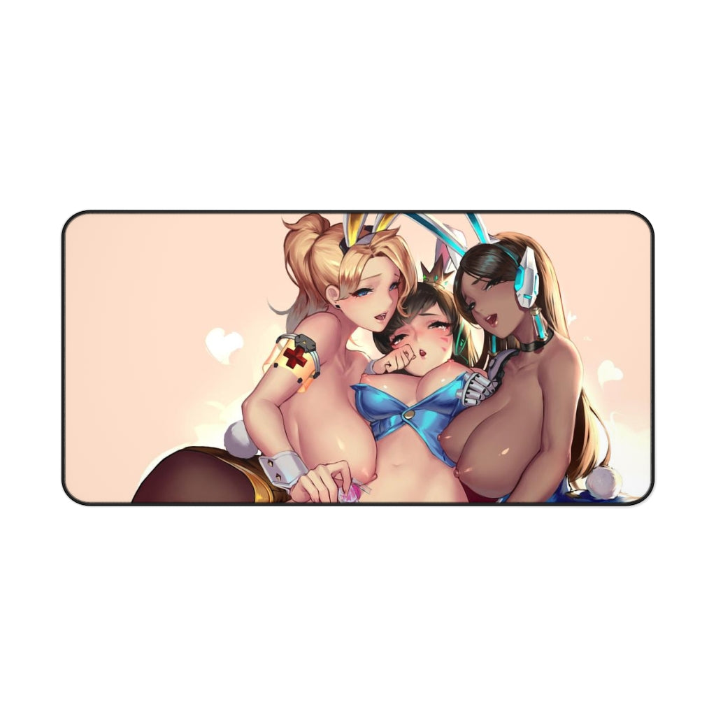 Nude D.Va Mercy Symmetra Hentai Overwatch Desk Mat - Lewd Mousepad - G –  K-Minded