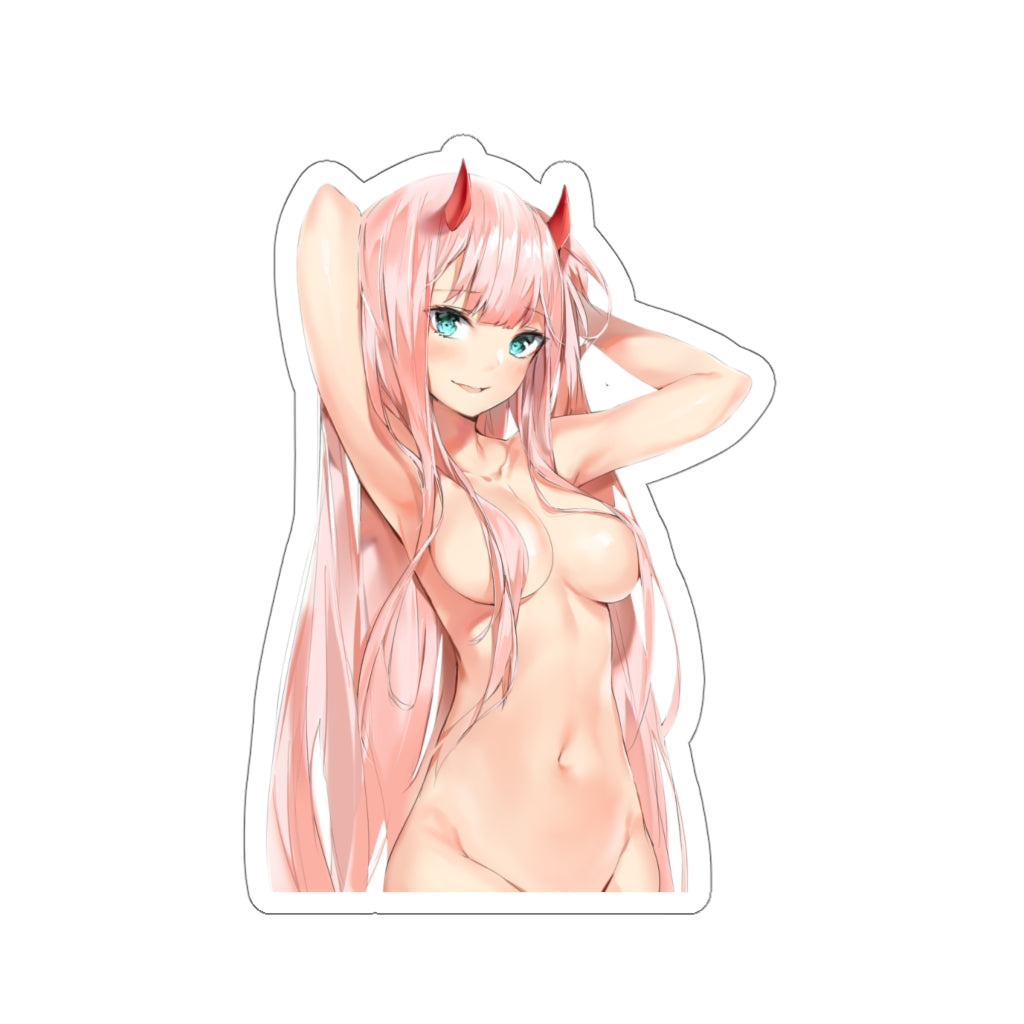 Nude Zero Two Waterproof Sticker - Ecchi Decal - Darling in the Franxx –  K-Minded