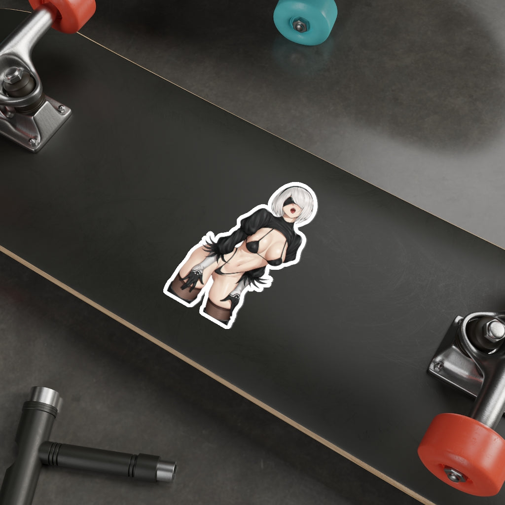 Autocollant imperméable Micro Bikini 2B - Nier Automata Ecchi Vinyl Car Decal