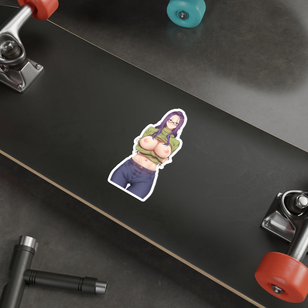 Kagamihara Sakura Nude Tits Yurucamp Autocollant imperméable à l’eau - Ecchi Vinyl Decal