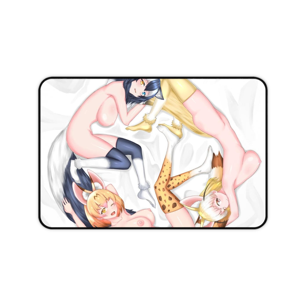 Nude Big Tits Serval Fennec and Grey Wolf Kemono Friends Desk Mat - Se –  K-Minded