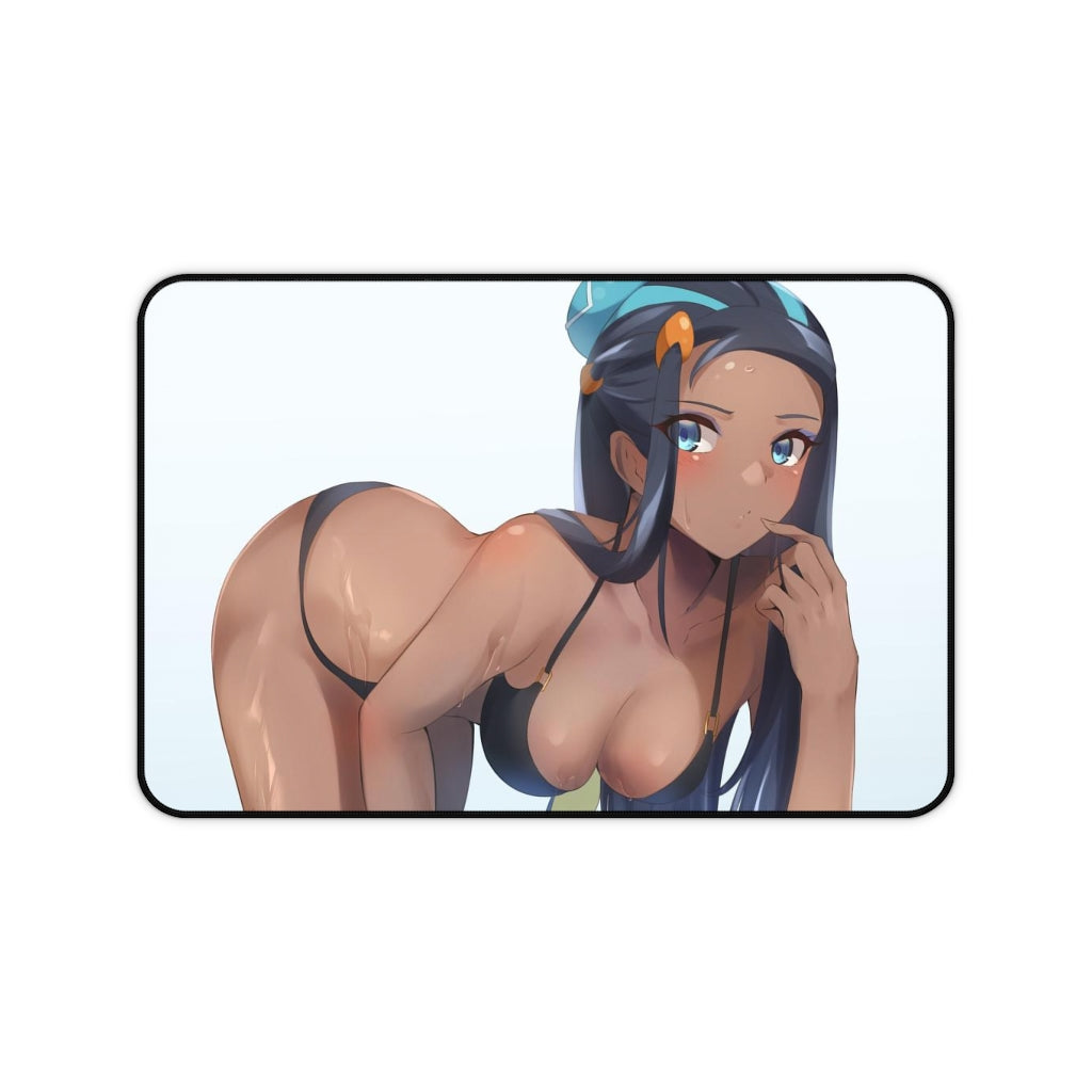 pokemon sexy card Sexy Bikini Nessa Pokemon Desk Mat - Non Slip Mousepad