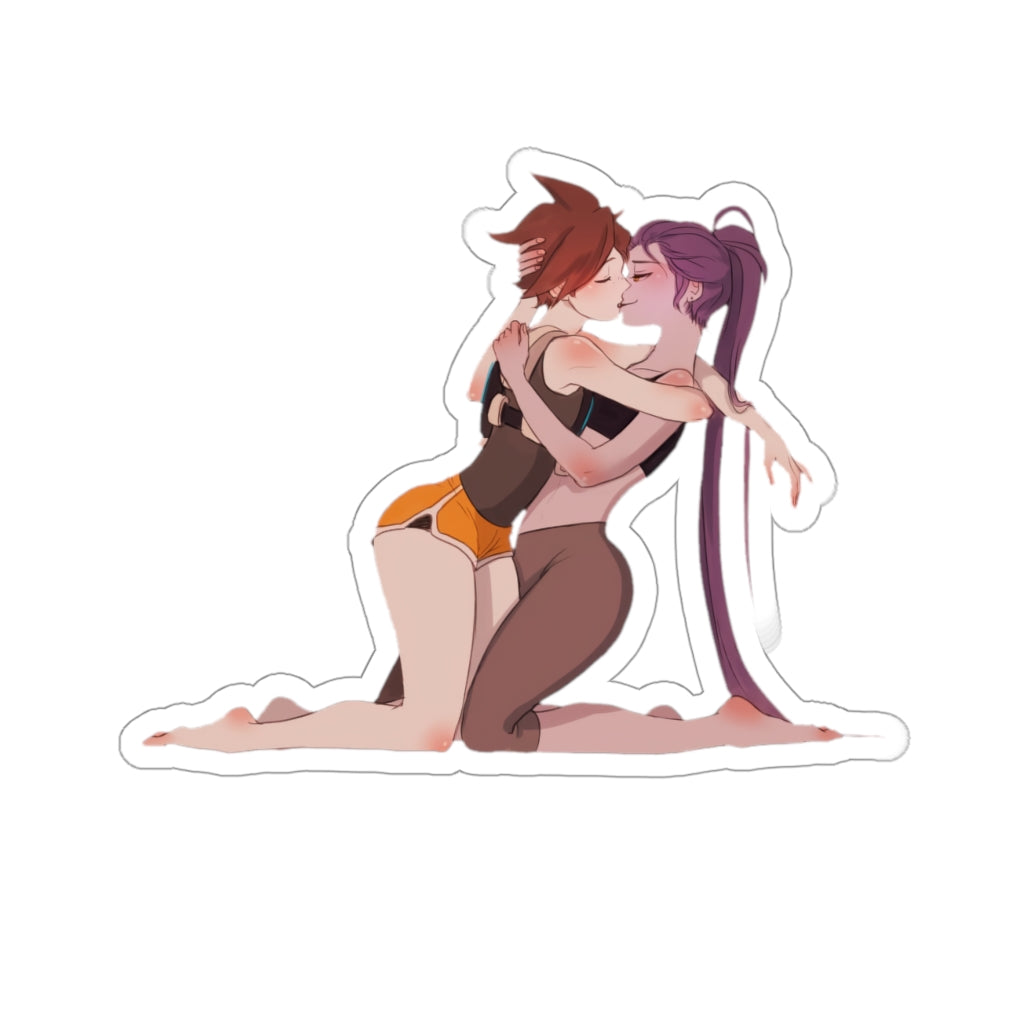 Tracer and Widowmaker Overwatch Yuri Waterproof Sticker - Ecchi Vinyl –  K-Minded