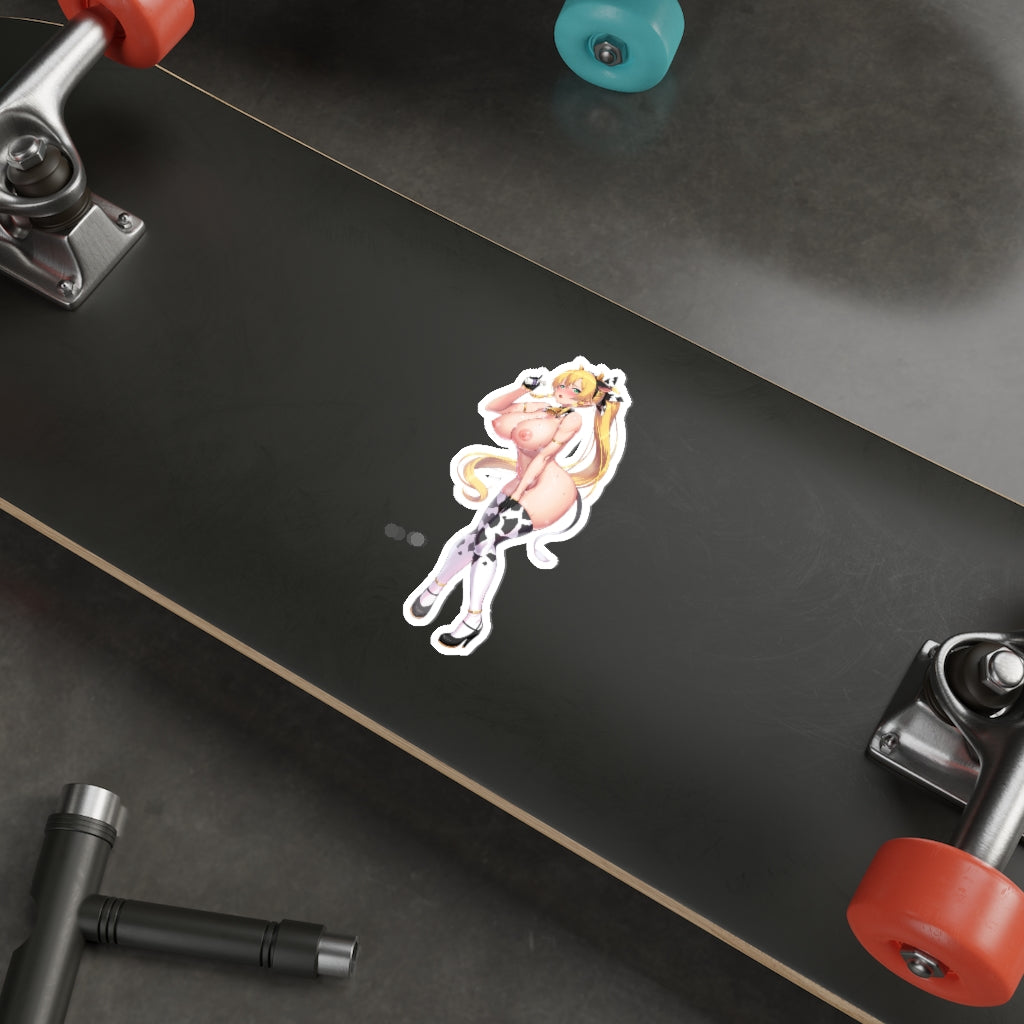 Nude Cow Girl Leafa Sword Art Online Waterproof Sticker - Ecchi Vinyl Decal