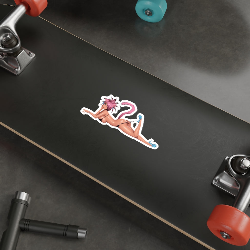 Autocollant imperméable en vinyle Ecchi pour Final Fantasy 14 - Bikini sexy Zephyr Winds