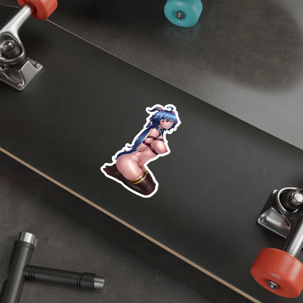 Genshin Impact Nude Ganyu Bondage Shibari Waterproof Sticker Decal