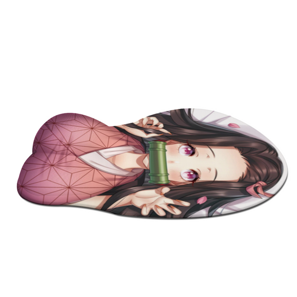 Tapis de souris 3D Boobs - Tapis de souris Demon Slayer Nezuko Kamado Oppai