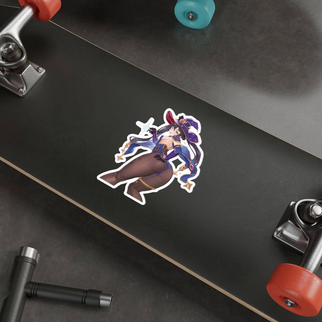 Sexy Butt Mona Genshin Impact Waterproof Sticker - Ecchi Vinyl Decal