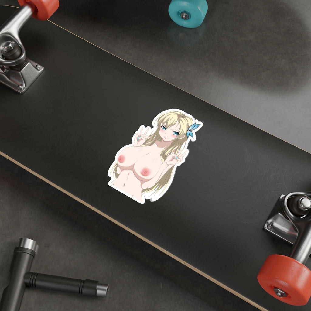 Haganai Topless Tits Sena Kashiwazaki Waterproof Sticker - Ecchi Vinyl Decal