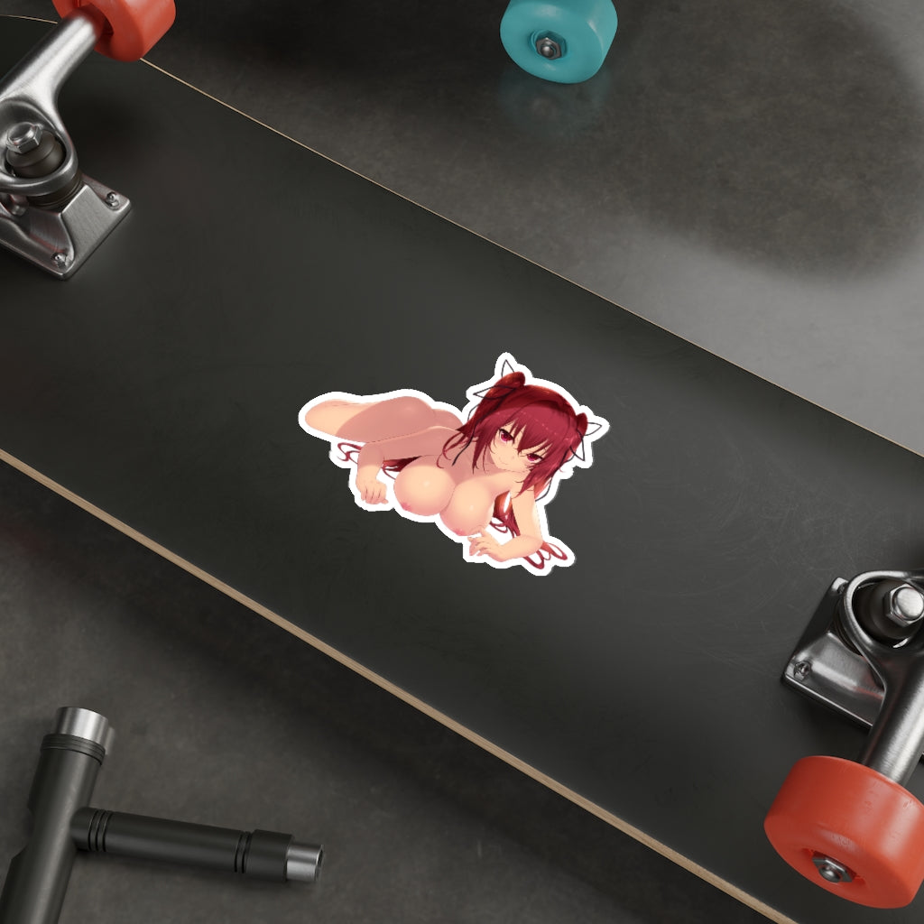 Nude Mio Naruse Shinmai Maou No Testament Waterproof Sticker - Ecchi Vinyl Decal